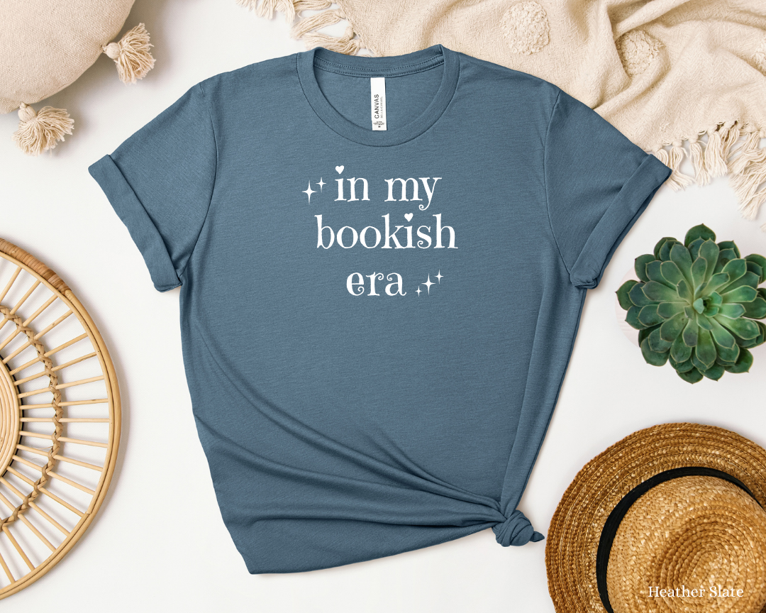 In my bookish era Tee | Book Lover Shirt, Library Bookworm