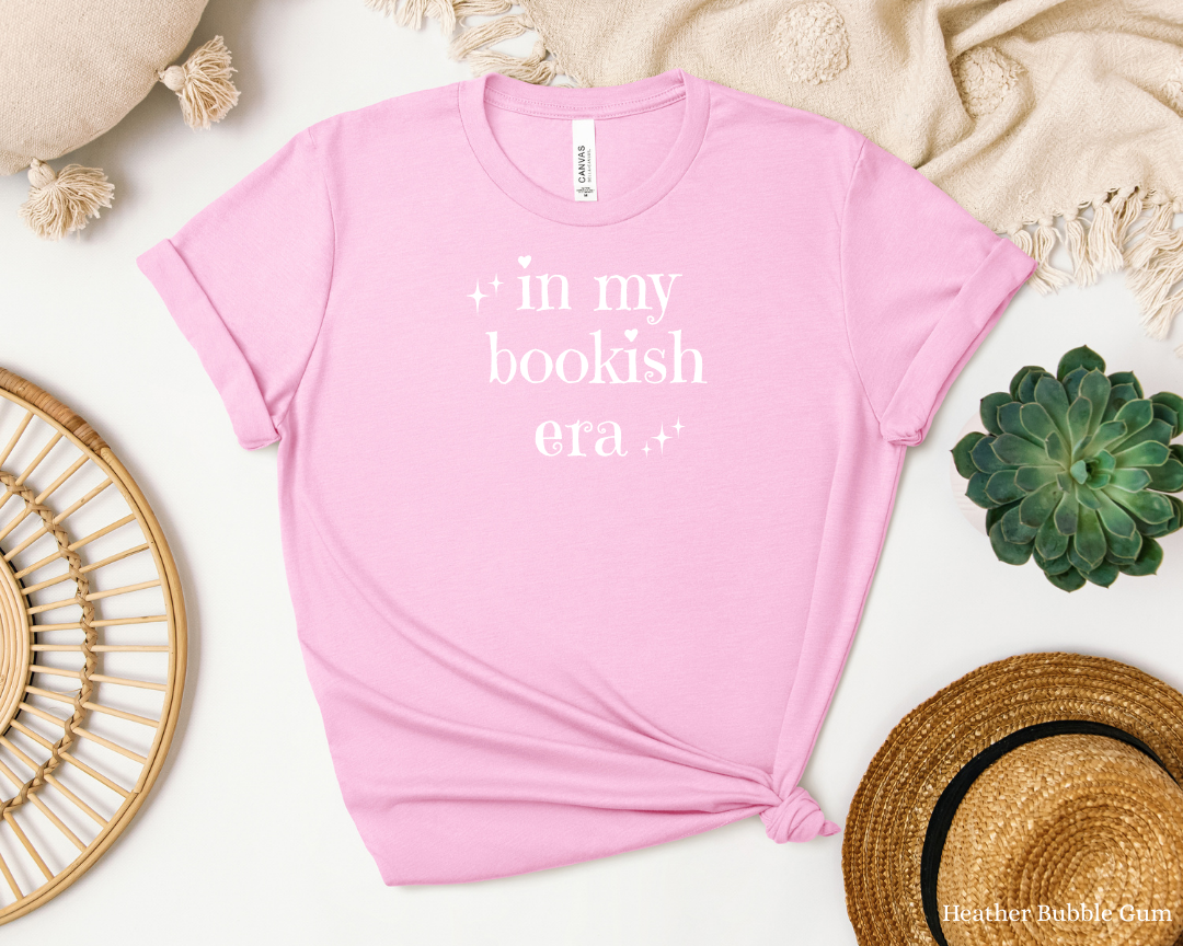 In my bookish era Tee | Book Lover Shirt, Library Bookworm