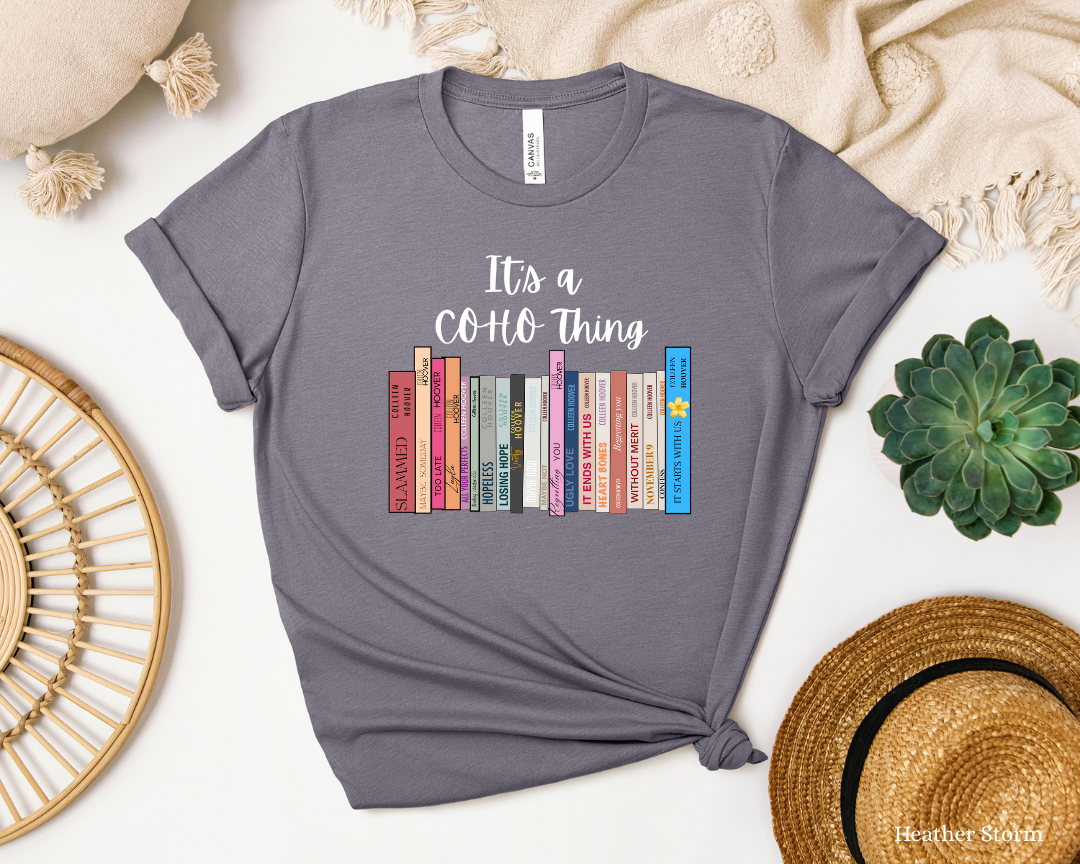 Its a CoHo Thing Colleen Hoover Tee | Book Lover Author Appreciation | Book Lover