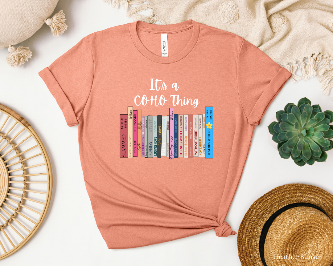 Its a CoHo Thing Colleen Hoover Tee | Book Lover Author Appreciation | Book Lover