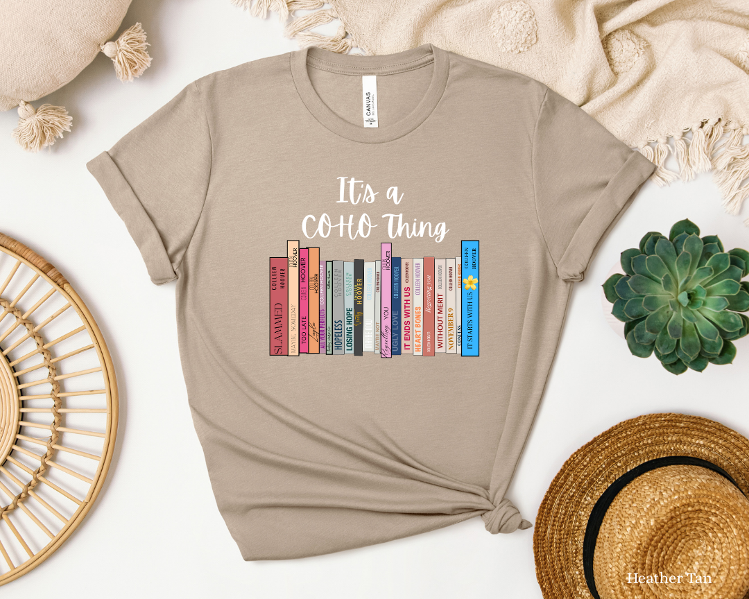Its a CoHo Thing Colleen Hoover Tee | Book Lover Author Appreciation | Book Lover