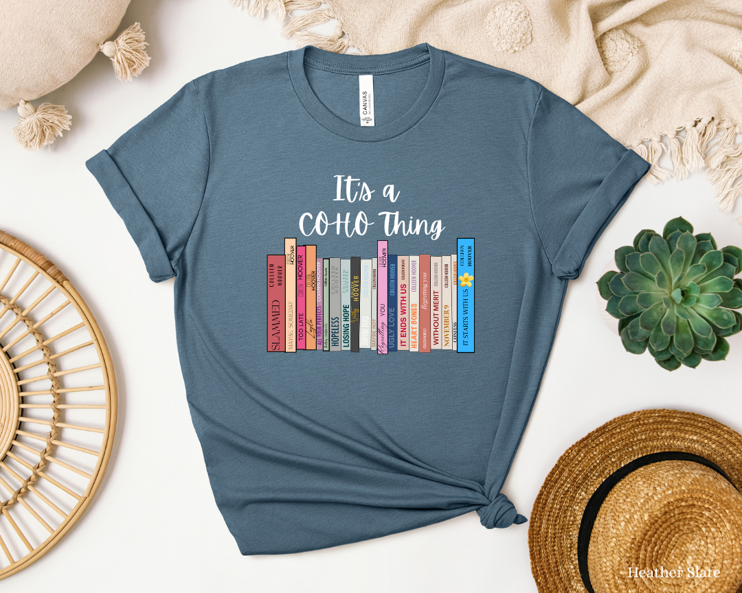 Its a CoHo Thing Colleen Hoover Tee | Book Lover Author Appreciation | Book Lover